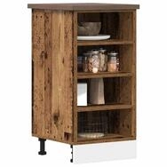 vidaXL Schrankmodule Unterschrank Altholz-Optik 40x44,5x81,5 cm Holzwerkstoff