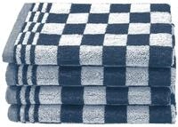 ZOLLNER Geschirrtuch, (Set, 4-tlg), 50 x 50 cm, 100% Baumwolle, vom