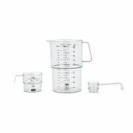 ROSTI Messbecher Set Mensura 3-tlg. Klar, SAN-Kunststoff, (Set, 3-St)