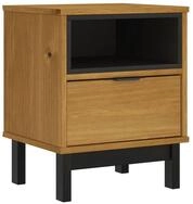 vidaXL Nachttisch Nachttisch FLAM 40x35x50 cm Massivholz Kiefer