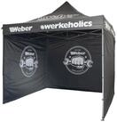 Weber GmbH Faltpavillon Easy-Up Zelt 3&times;3 m &ndash; inkl. 3 Einzel-Seitenplanen &ndash;