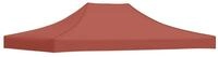 vidaXL Pavillon-Ersatzdach Partyzelt-Dach 4,5x3 m Terrakotta-Rot 270 g/m&sup2;, 430...