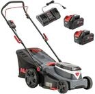 AL-KO Akkurasenm&auml;her 38.6 Li COMFORT SET, 38 cm Schnittbreite, (inkl. 2x 18 /...
