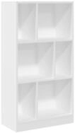 vidaXL B&uuml;cherregal B&uuml;cherregal Wei&szlig; 57x28,5x107,5 cm Holzwerkstoff, 1-tlg.