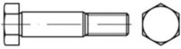 Contorion Schraube DIN 609 Sechskant-Passschraube M12x75 Stahl 8.8 blank m.