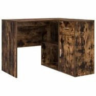 vidaXL Schreibtisch Eck-Schreibtisch Ger&auml;ucherte Eiche 102 x 88 x 75 cm (1-St)