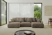 ALTDECOR Wohnlandschaft ONESK-U-v1, Couch mit Schlaffunktion, Wohnzimmer -...