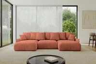 ALTDECOR Wohnlandschaft ONESK-U-v1, Couch mit Schlaffunktion, Wohnzimmer -...