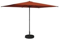 vidaXL Sonnenschirm Garten-Schirm mit Fu&szlig; 200 x 300 cm Polyester Rechtwinklig