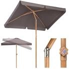 Sekey Rechteckschirm Sonnenschirm Rechteckig Balkon Balkonschirm Knickbar, LxB: