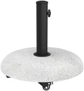 vidaXL Schirmhalter 45 x 40 cm Sonnenschirmbasis mit R&auml;dern f&uuml;r 37425258mm