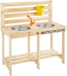 Pinolino&reg; Outdoor-Spielk&uuml;che Matschk&uuml;che Malu Holz