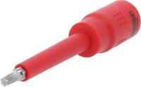 KS Tools Steckn&uuml;sse 3/8" Isolierte Bit-Stecknuss Torx, T27, 122mm (118.3824)