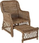 Home affaire Rattanstuhl, Handarbeit, Ma&szlig;e (B/T/H): (67/75/91)