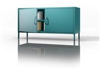 Jan Nowak TV-Schrank ROSA TV-Schrank Metall Stahl 115x60x40cm Sparkling Brilliance