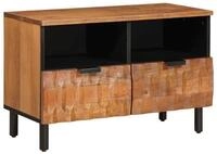 vidaXL TV-Schrank TV-Schr&auml;nk mit Regal Akazienbraune Oberfl&auml;che 70 x 33,5 x...