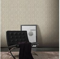 Erismann Vliestapete 3D-Effekt Kord-Optik Rauten Muster Beige Braun 10509-02