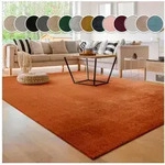 Paco Home Teppich Cadiz 630, rechteckig, H&ouml;he: 14 mm, Uni-Farben, besonders...