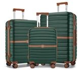 KONO Handgep&auml;ckkoffer Koffer Trolley ABS+PC Hartschalenkoffer