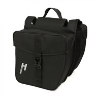 Haberland Fahrradtasche Haberland Doppeltasche E-Bike M schwarz - clevere