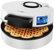 CLATRONIC Waffeleisen WA 3832, Waffeleisen Herzform, Antihaftbeschichtung, 1200W