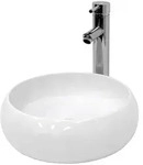 LuxeBath Waschbecken Aufsatzwaschbecken aus Keramik Handwaschbecken Wasserfall