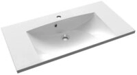 Sapho Waschtisch MARIA Gussmarmor-Waschtisch 90x46cm, wei&szlig;, Sapho-MA090