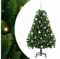 vidaXL Christbaumschmuck K&uuml;nstlicher Weihnachtsbaum Gr&uuml;n 150 cm PVC und Metall