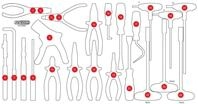 KS Tools Werkzeugkoffer Leere Schaumstoffeinlage zu 813.0024 (813.0024-97)