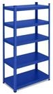 relaxdays Schwerlastregal Blaues Schwerlastregal Metall 5 Ebenen