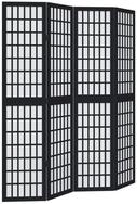 vidaXL Paravent 40 x 180 cm 4-tlg Raumteiler Paravent Trennwand Spanische Wand