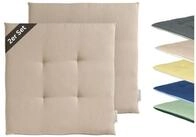 TOM TAILOR Stuhlkissen DOVE CHAIRPAD Outdoor Sitzkissen, 40 x 40 cm in Beige