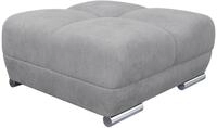 MIRJAN24 Polsterhocker Logo, Wellenfeder, 90x90x45 cm