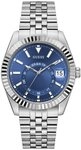 Guess Quarzuhr JADEN GW0977G1, Armbanduhr, Herrenuhr, Edelstahlarmband, Datum
