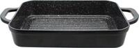 Elo Basic Auflaufform Belugo Rechteckbr&auml;ter, Aluguss, (2-St), mit BBQ-Rillen