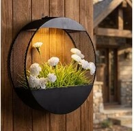 Haushalt International LED Solarleuchte, LED-Leuchtmittel fest verbaut,...