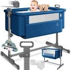 KESSER Kinderbett, Zustellbett Hubi 3in1 Baby Beistellbett Reisebett Babybett