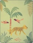 Babydecke Babydecke Wildlife, Biederlack, 75 x 100, mit Zierstich