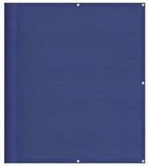 vidaXL Balkonsichtschutz Balkonabdeckung Blau 120x1000 cm 100 % Polyester-Oxford