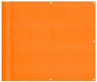 vidaXL Balkonsichtschutz Balkon-Sichtschutz Orange 90x1000 cm 100%...