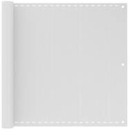 vidaXL Balkonsichtschutz Balkonsichtschutz HDPE 90x600 cm wei&szlig; (1-St)