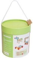 Vedes SpielMaus Holz DIY Konstruktions-Set, 90-teilig Konstruktions-Spielset