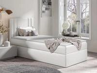 MIRJAN24 Boxspringbett Carmen Mini (mit Hauptmatratze, Topper, Kopfteil), 80,...