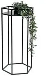 DanDiBo Blumenhocker Metall Schwarz 6eck 50 - 70 cm Blumenhocker 96453 70 cm