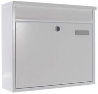Profirst Briefkasten Profirst Mail PM 120 Briefkasten (Wei&szlig;), Namensschild