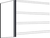 KERKMANN Aktenschrank Seitenblende f&uuml;r B&uuml;ro-Regal Progress 2000 TxH 50x190cm