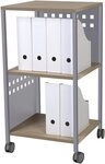 rocada B&uuml;rowagen Mehrzwecktrolley BxTxH 45x45x86cm buche/silber