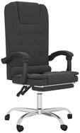 vidaXL B&uuml;rostuhl B&uuml;rostuhl mit Massagefunktion Schwarz Kunstleder (1 St)