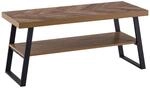 Wohnling Schuhbank WL6.977 100 cm Garderobenbank Eiche Fischgr&auml;t Dekor Flur