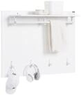 SoBuy Wandgarderobe FHK36, Flurgarderobe Kleiderhaken H&auml;ngeregal mit 3 Haken